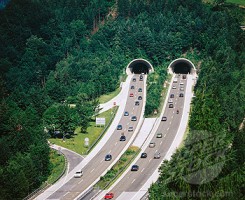 Zetzenberg Tunnel. Tauern Highway. Salzburg County. Austria